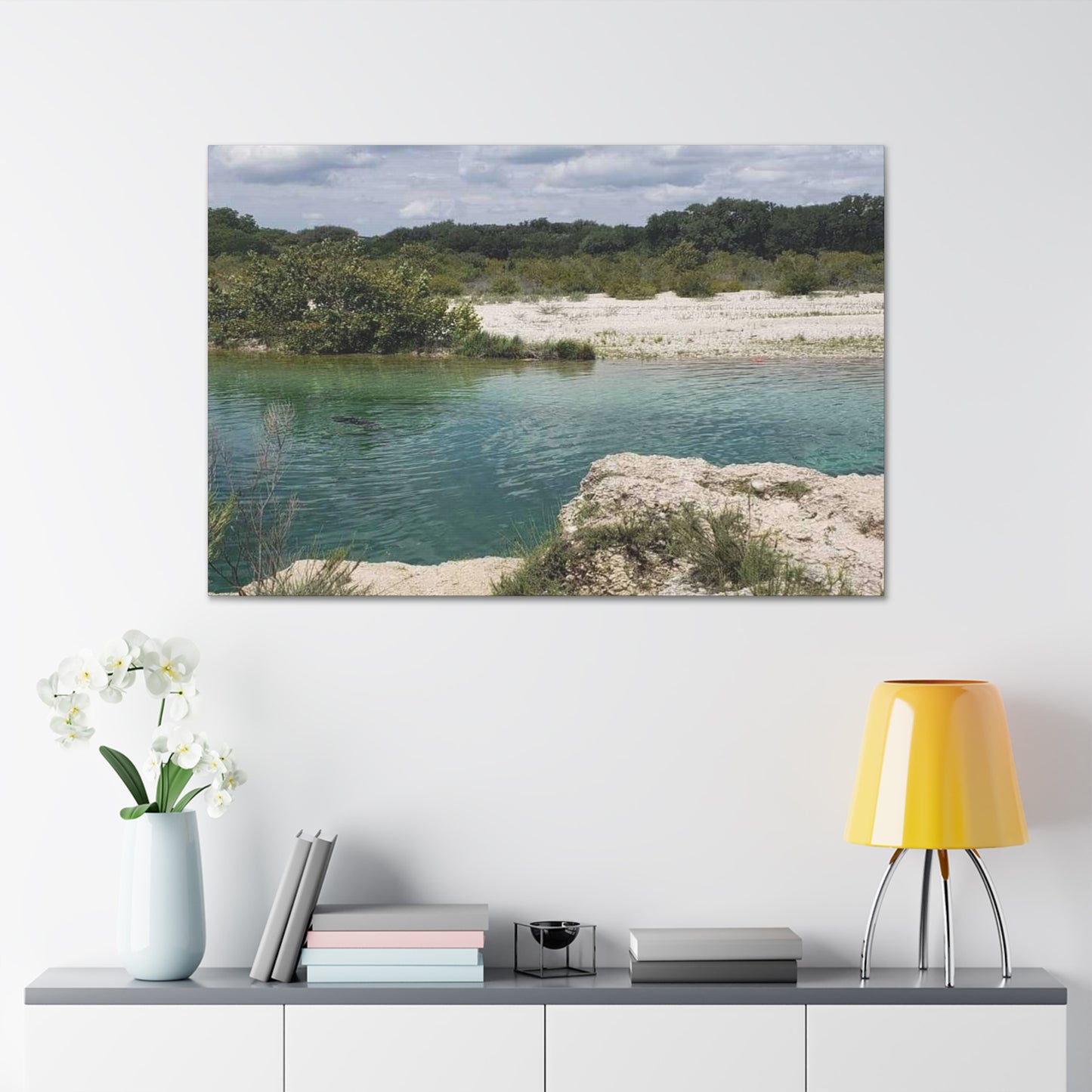 Canvas Gallery Wraps with Sunday By the Lake Signature Print