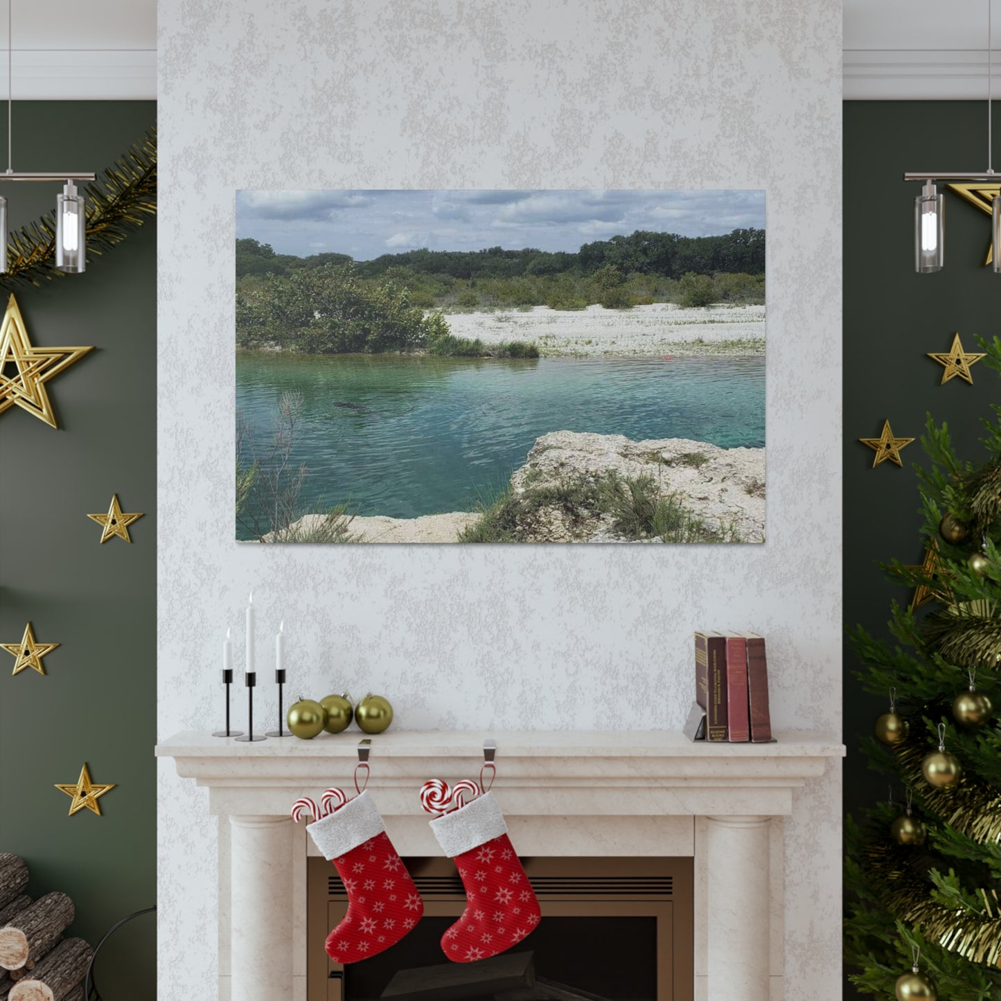 Canvas Gallery Wraps with Sunday By the Lake Signature Print