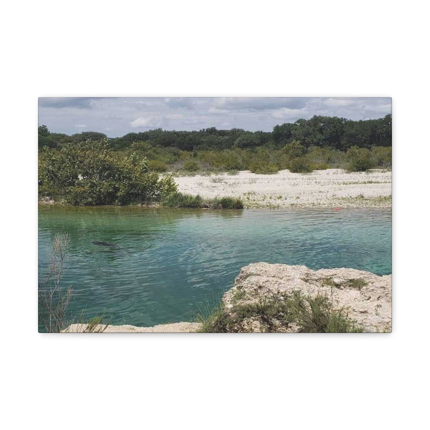 Canvas Gallery Wraps with Sunday By the Lake Signature Print