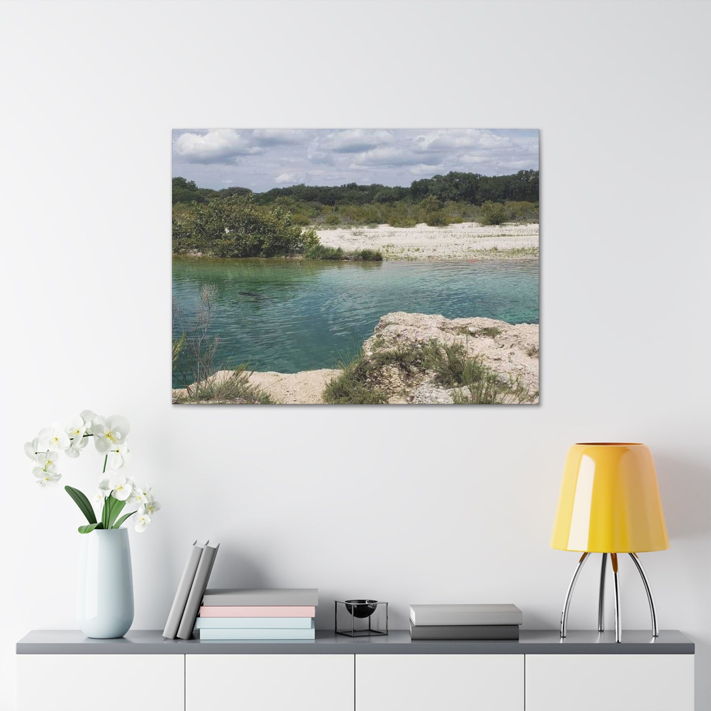 Canvas Gallery Wraps with Sunday By the Lake Signature Print