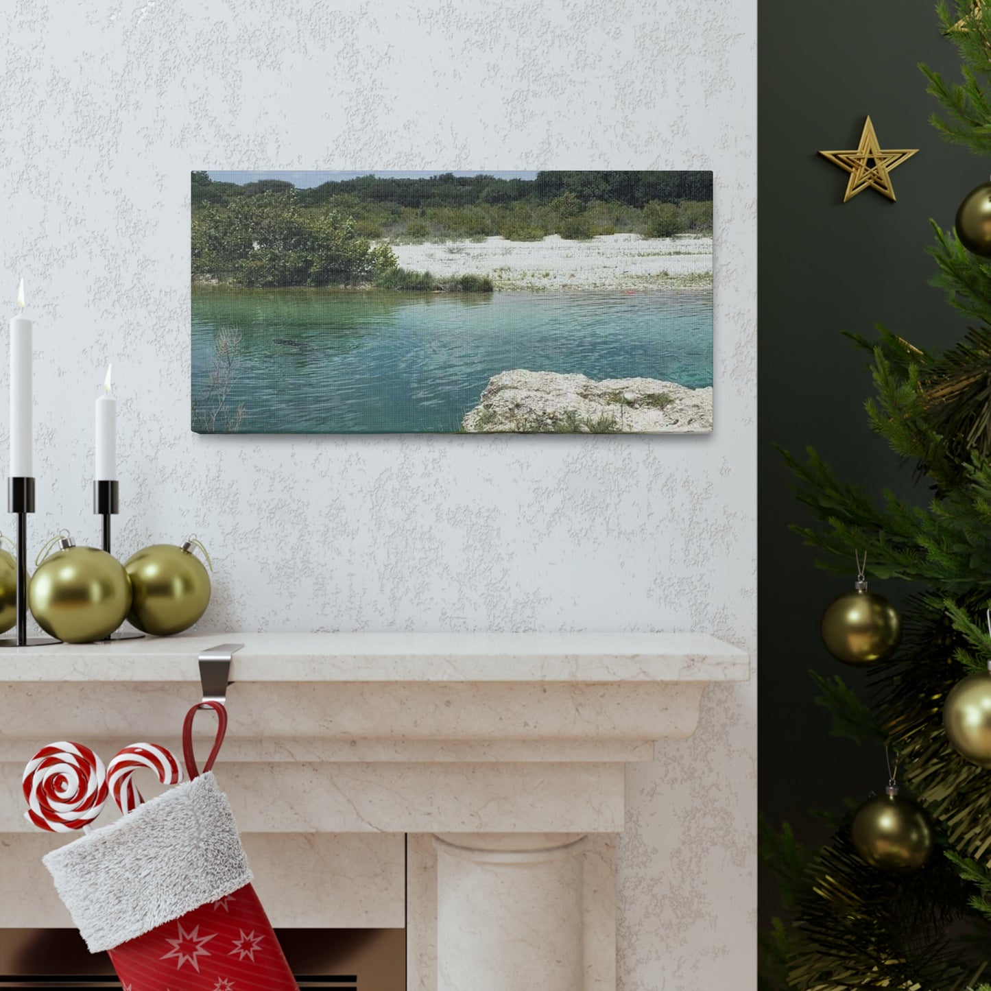 Canvas Gallery Wraps with Sunday By the Lake Signature Print