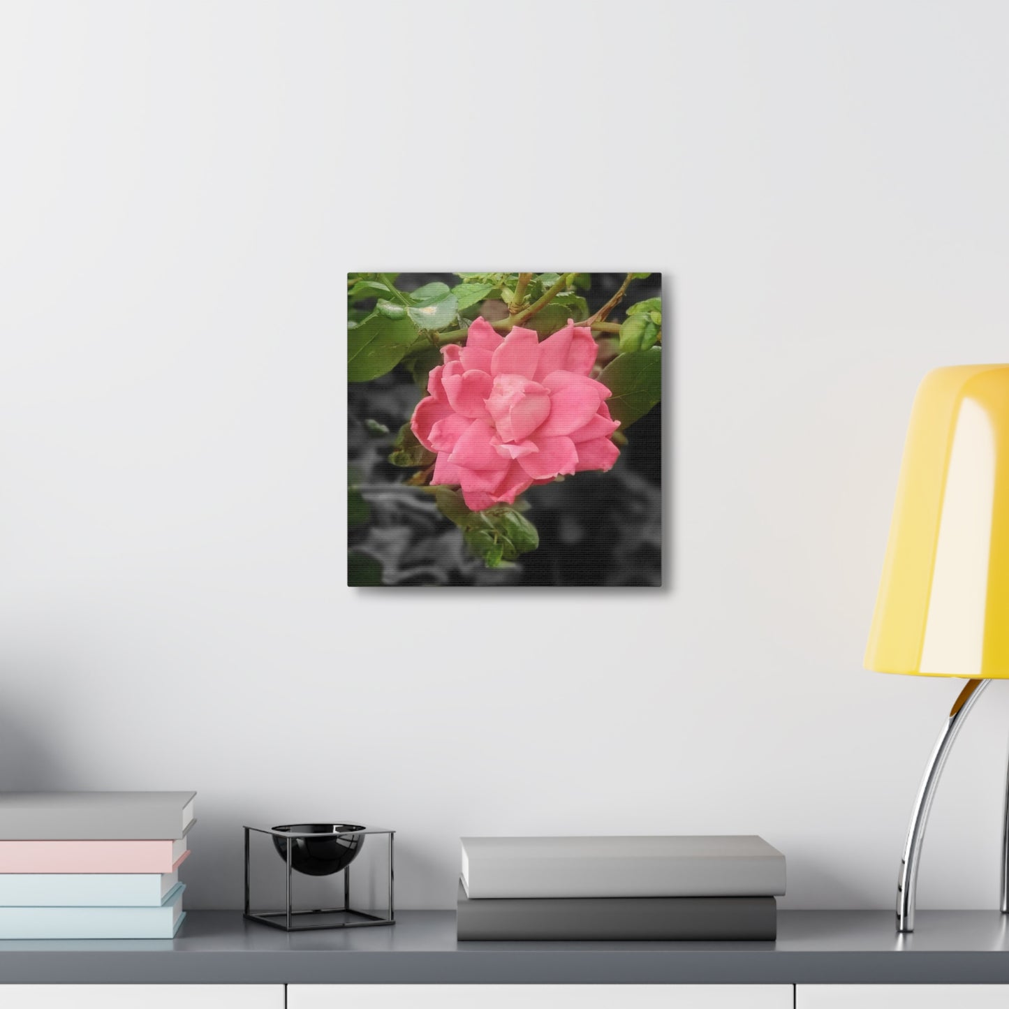 Pink Flower On A Vine | Wall Canvas | Bloom Collection