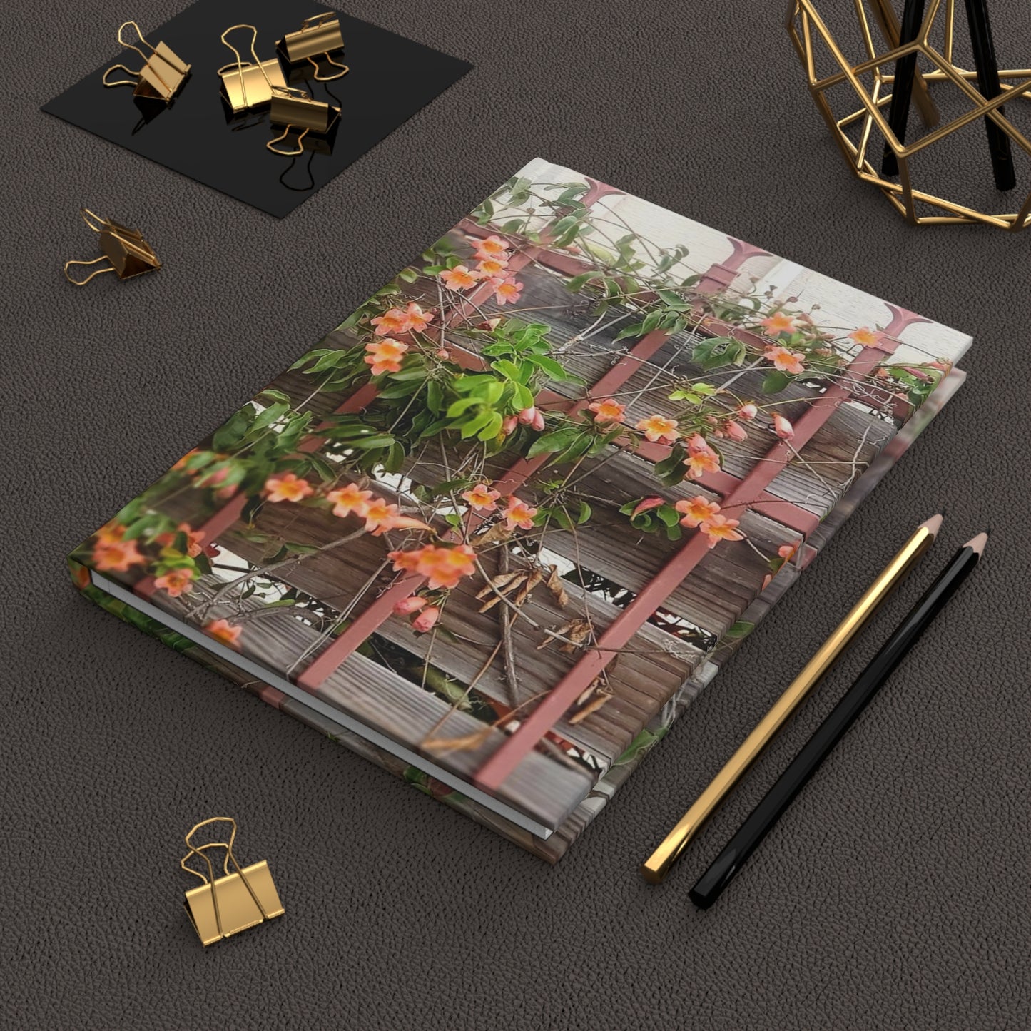 Flowers On A Rugged | Hardcover Matte Journal | High Bloom Collection | Life By Ortavia