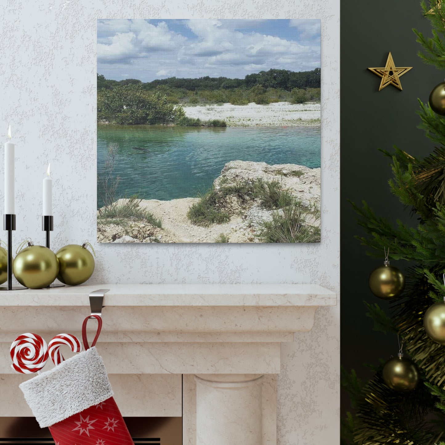 Canvas Gallery Wraps with Sunday By the Lake Signature Print