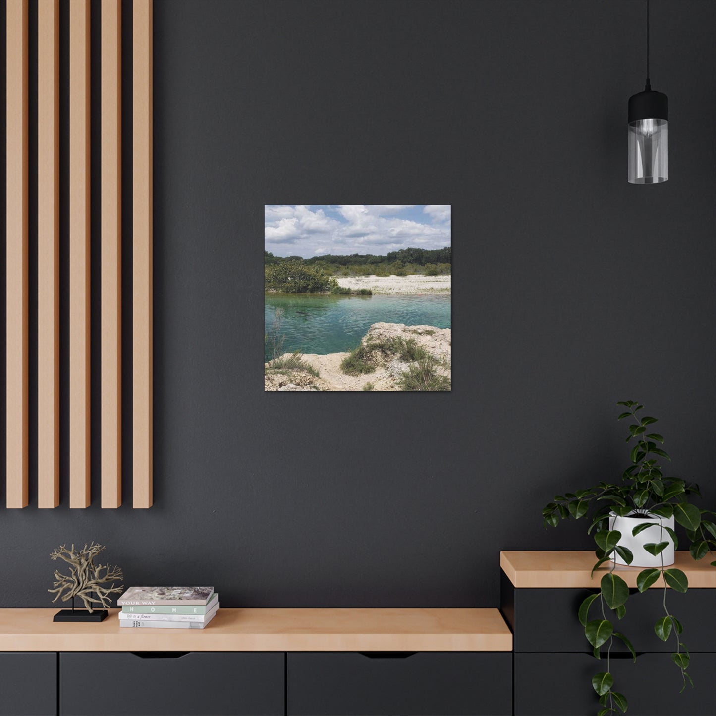 Canvas Gallery Wraps with Sunday By the Lake Signature Print