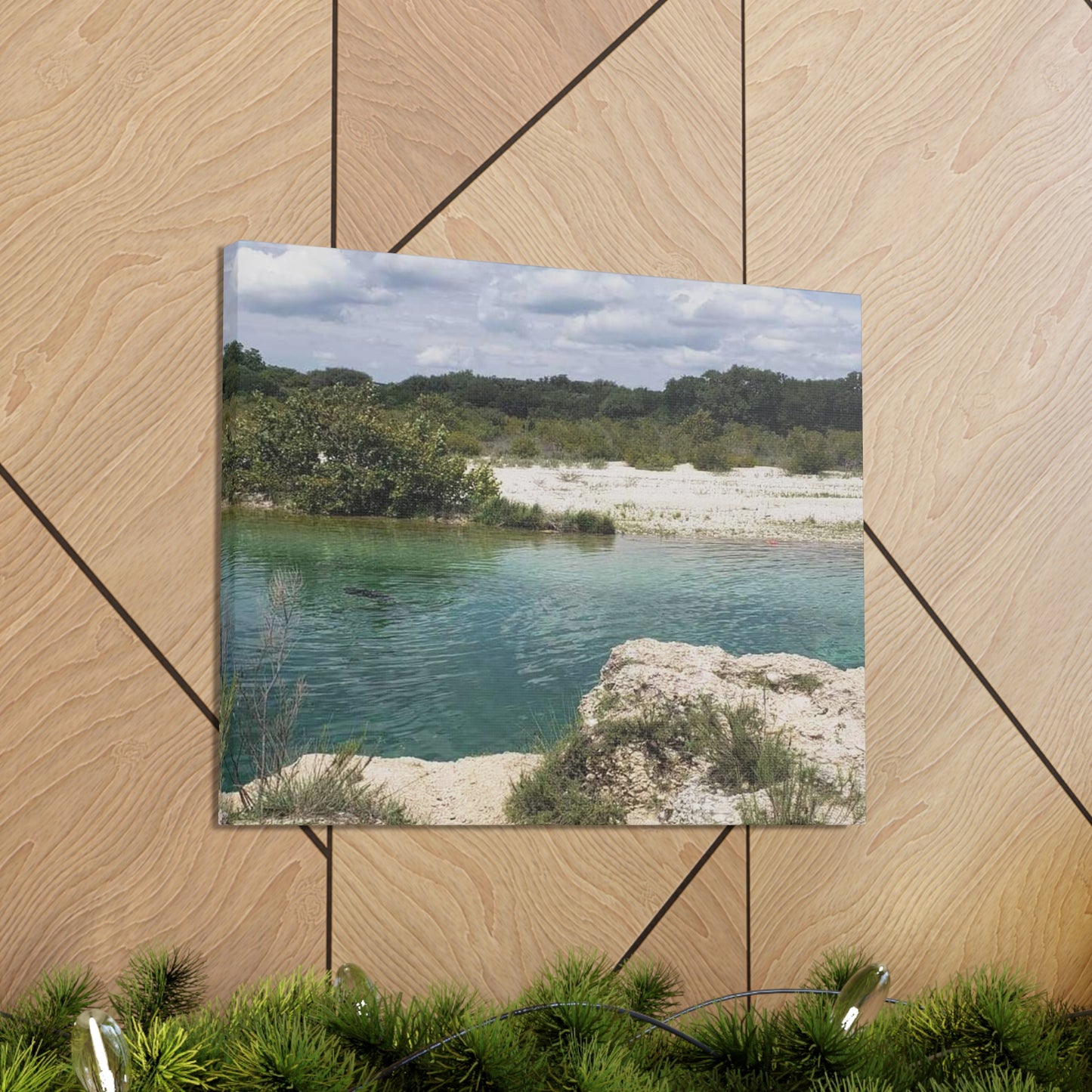 Canvas Gallery Wraps with Sunday By the Lake Signature Print