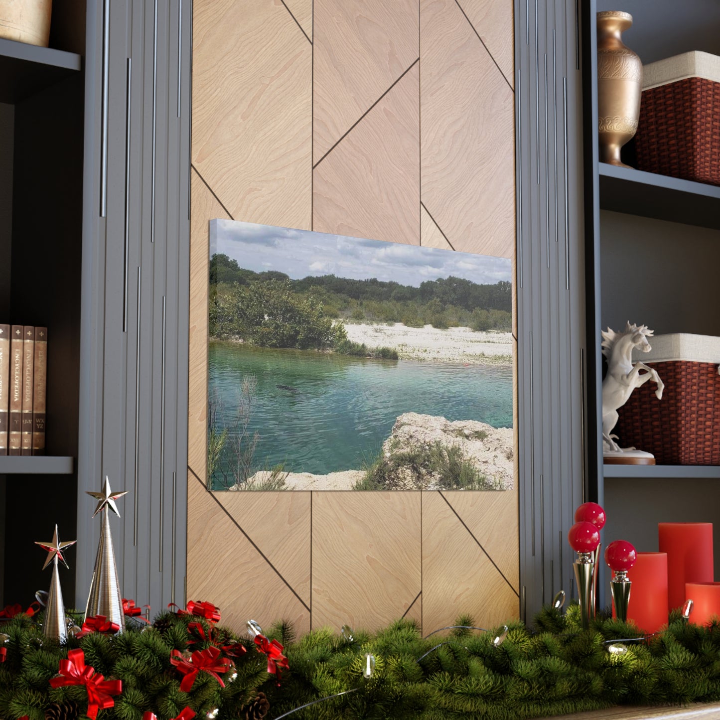 Canvas Gallery Wraps with Sunday By the Lake Signature Print