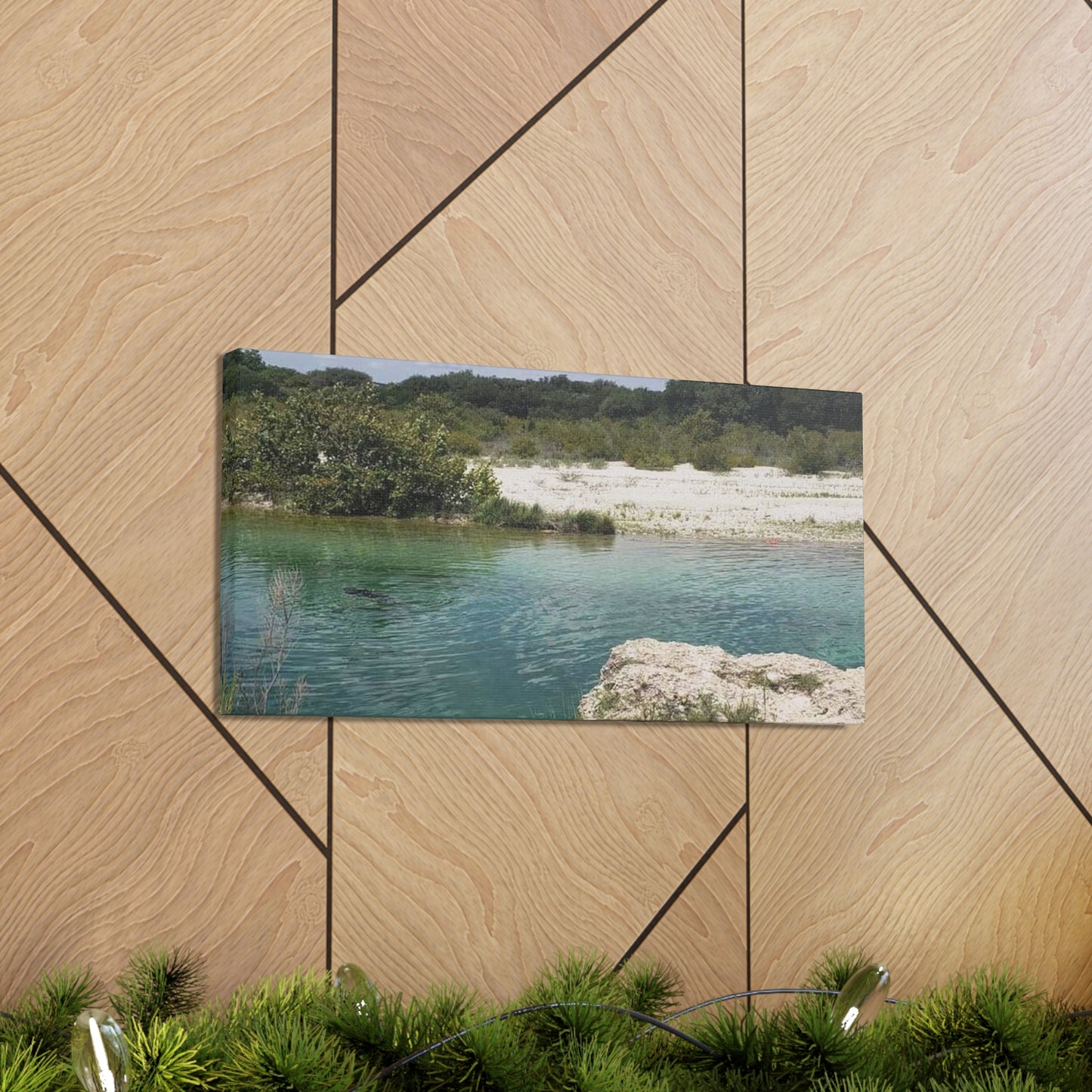 Canvas Gallery Wraps with Sunday By the Lake Signature Print