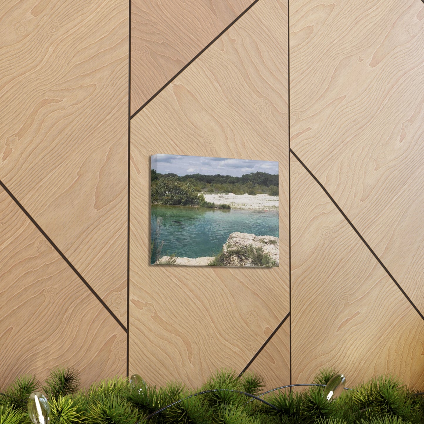Canvas Gallery Wraps with Sunday By the Lake Signature Print