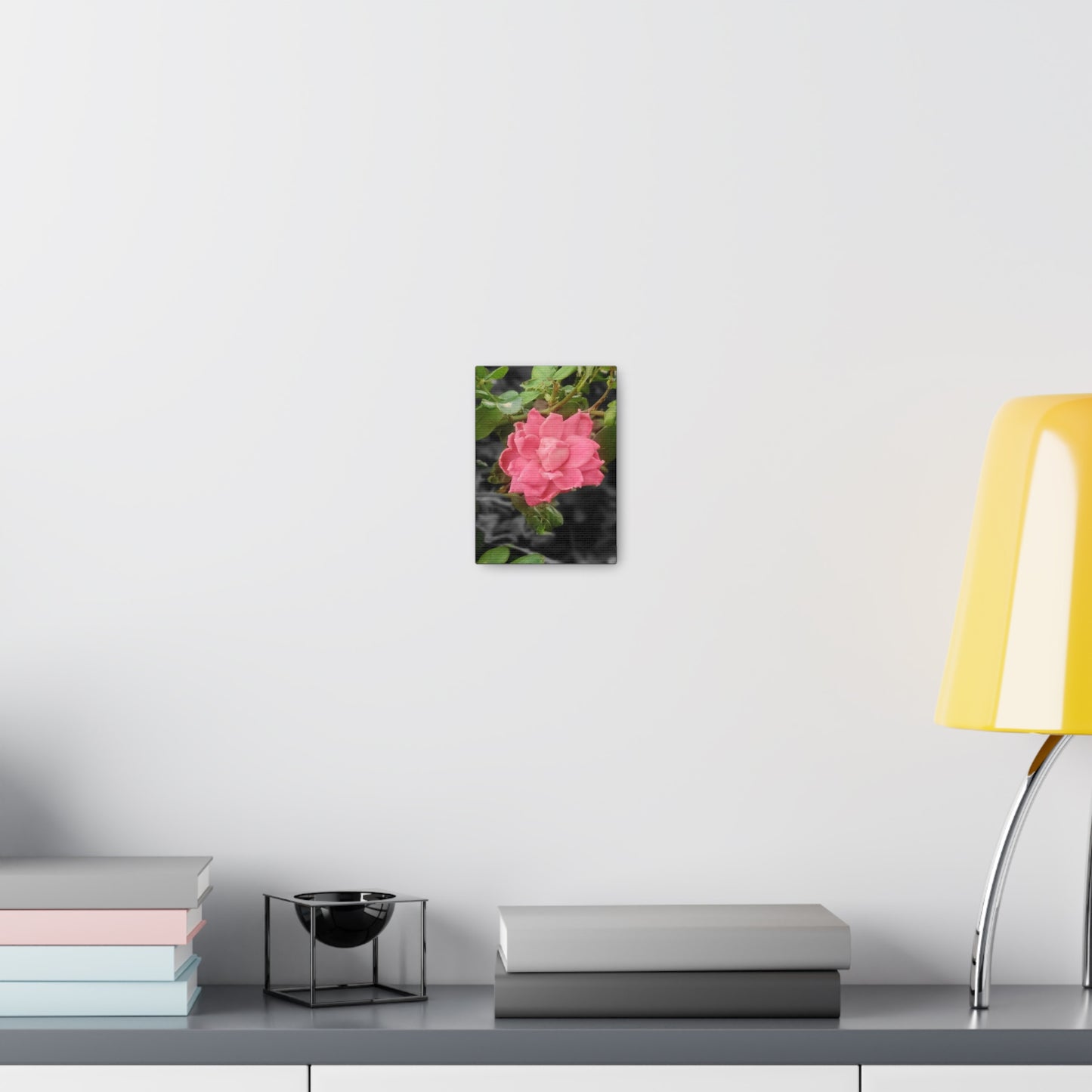 Pink Flower On A Vine | Wall Canvas | Bloom Collection