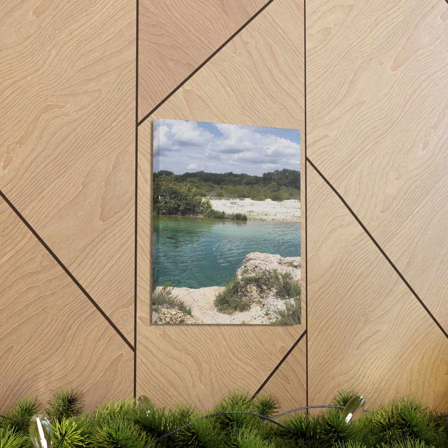 Canvas Gallery Wraps with Sunday By the Lake Signature Print