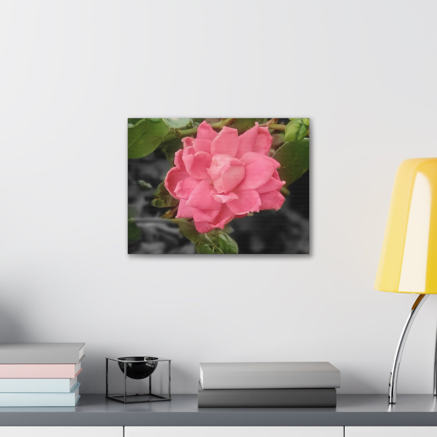 Pink Flower On A Vine | Wall Canvas | Bloom Collection