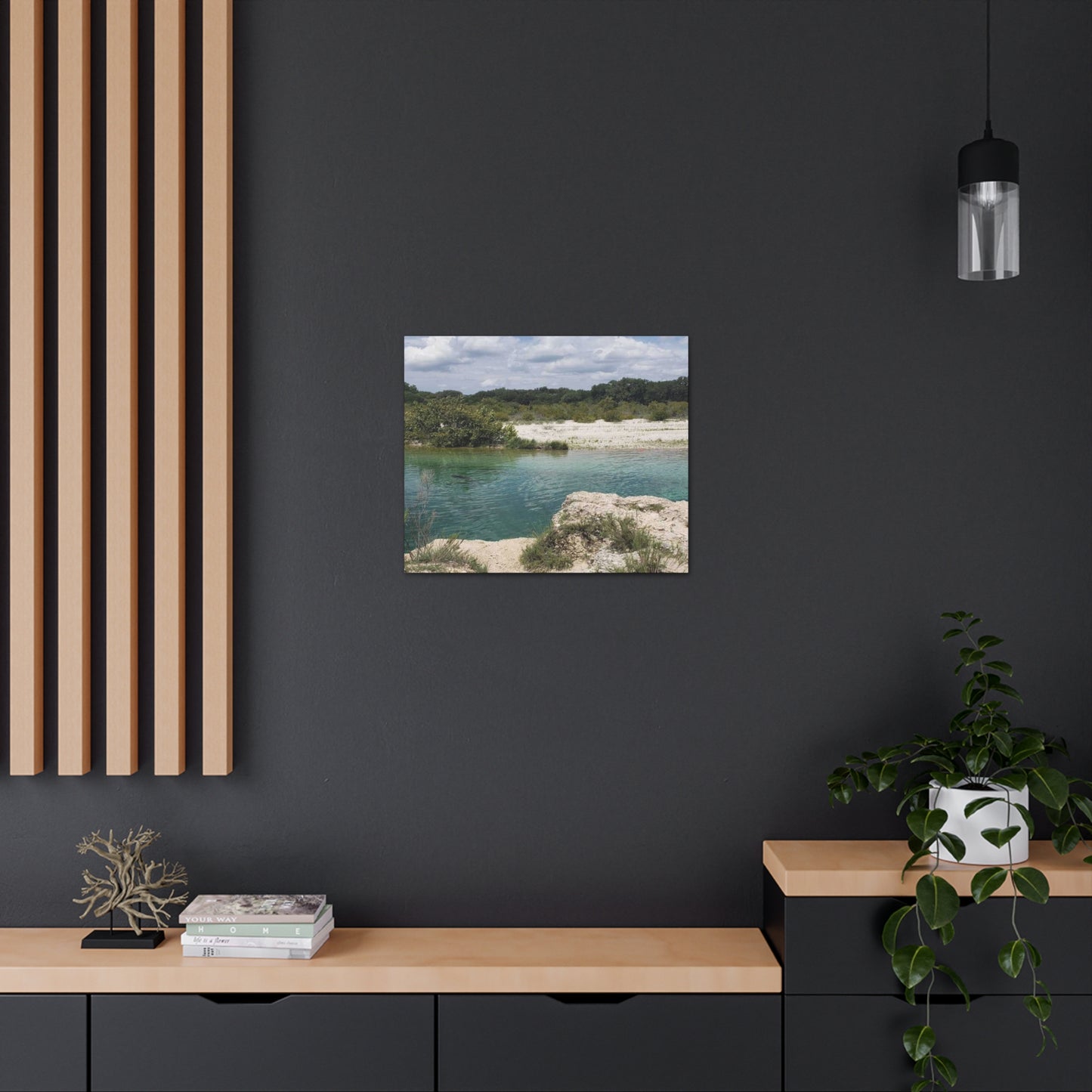 Canvas Gallery Wraps with Sunday By the Lake Signature Print