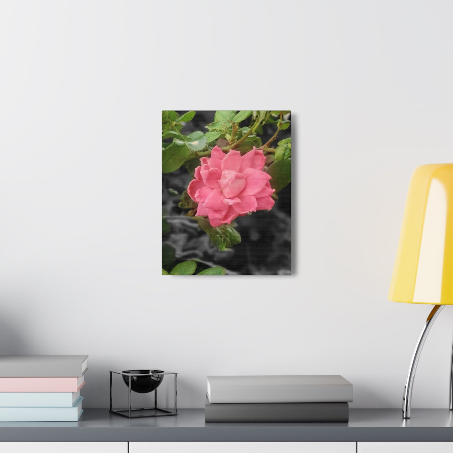 Pink Flower On A Vine | Wall Canvas | Bloom Collection