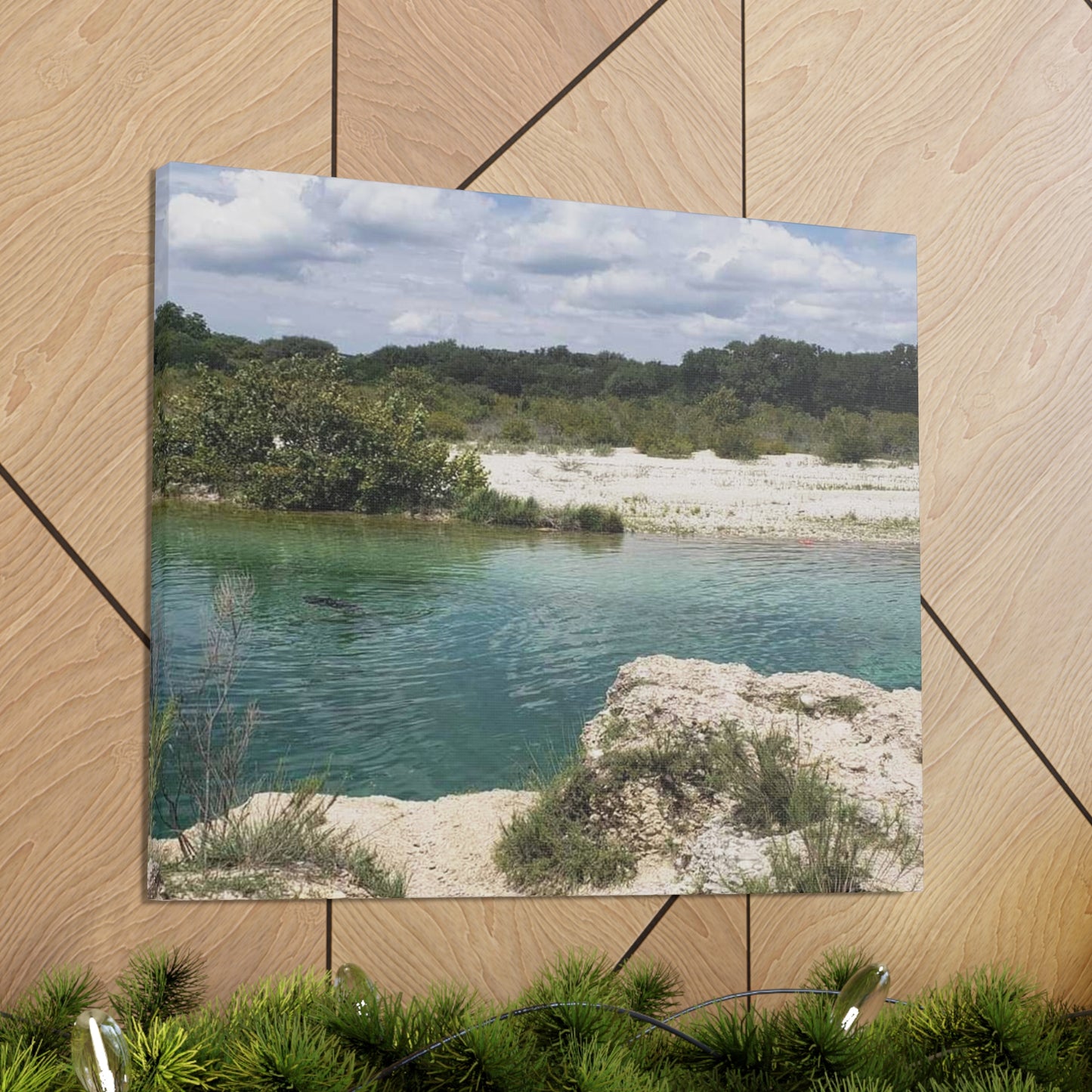 Canvas Gallery Wraps with Sunday By the Lake Signature Print