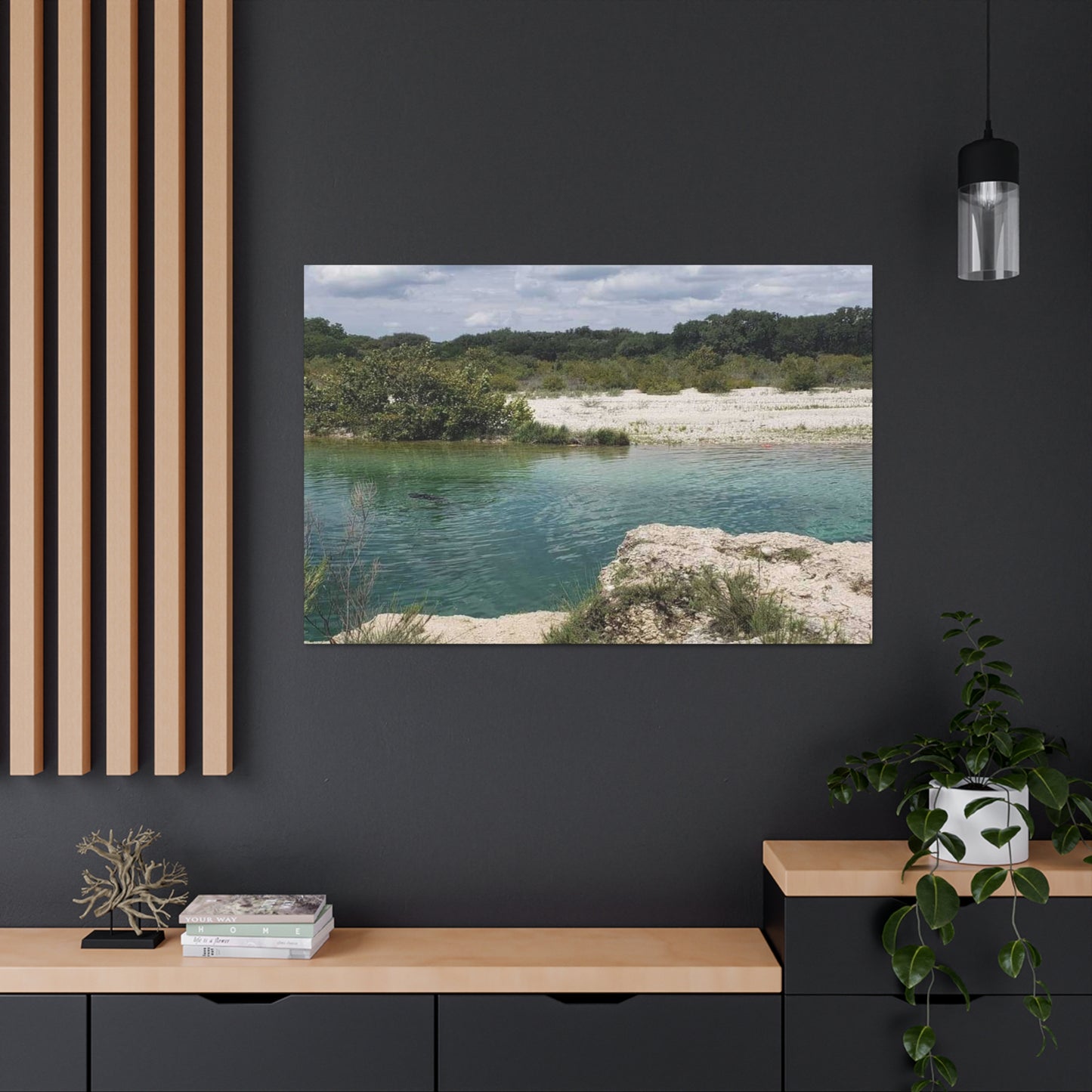 Canvas Gallery Wraps with Sunday By the Lake Signature Print