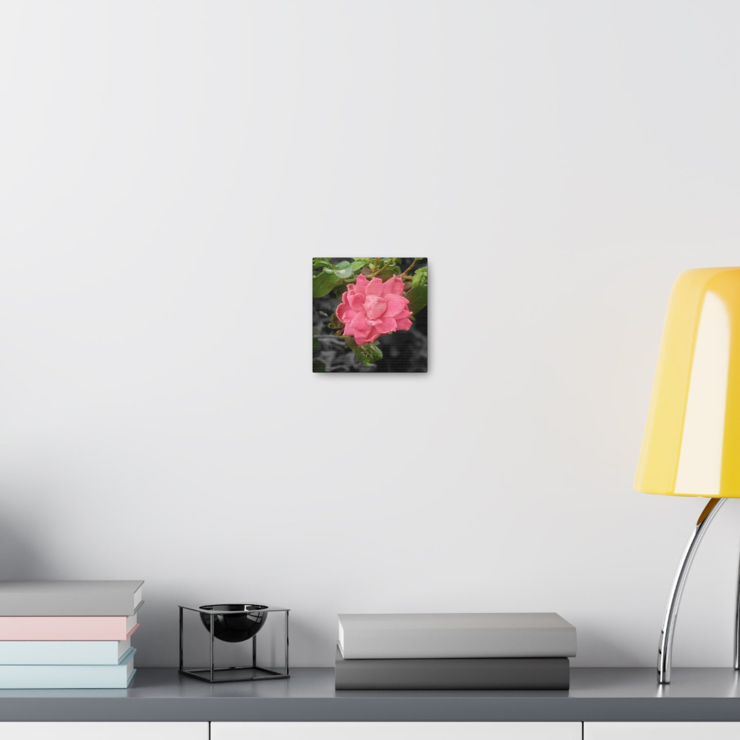 Pink Flower On A Vine | Wall Canvas | Bloom Collection