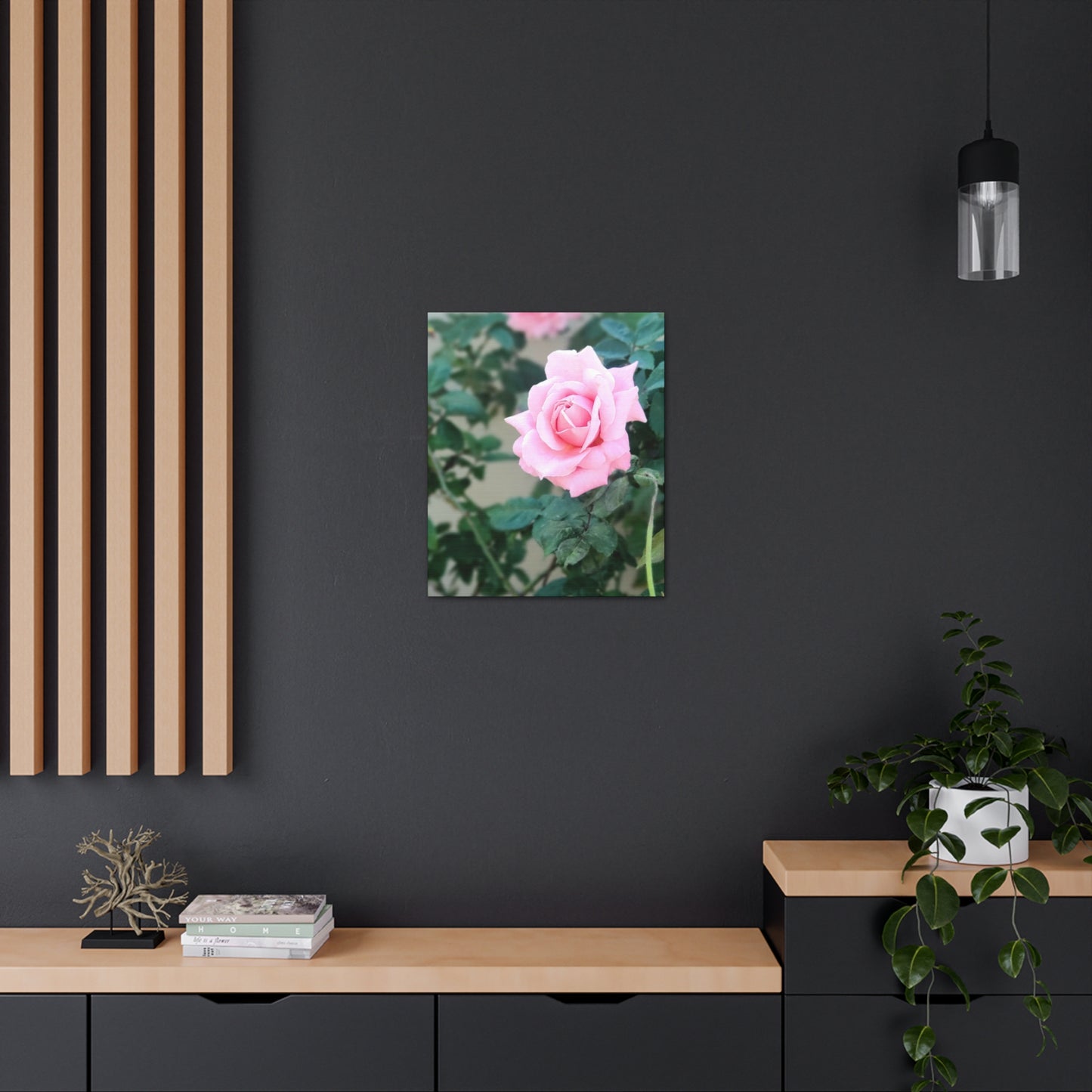 Focus on a Pink Rose | High Bloom Collection | Wall Art Print | Life By Ortavia