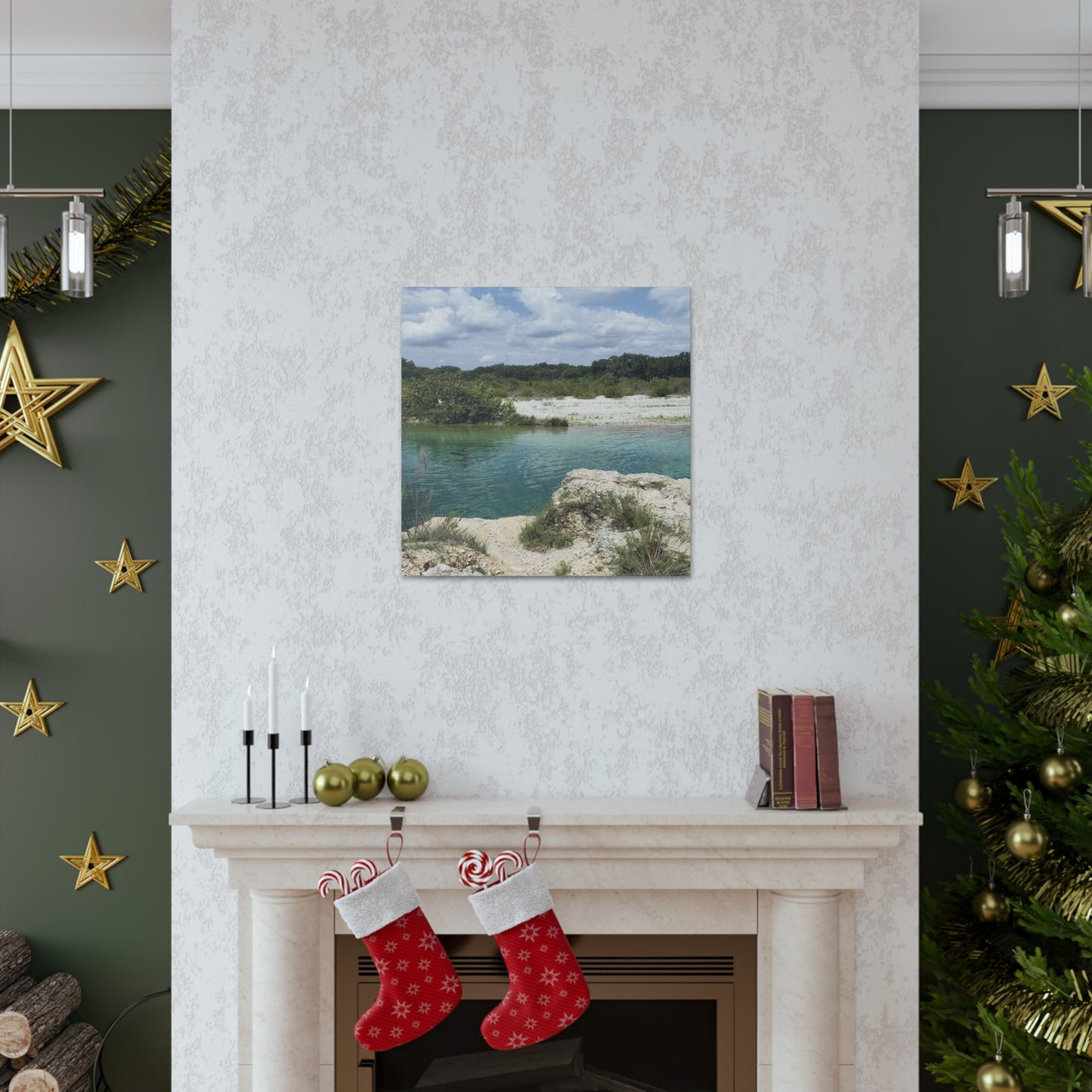 Canvas Gallery Wraps with Sunday By the Lake Signature Print