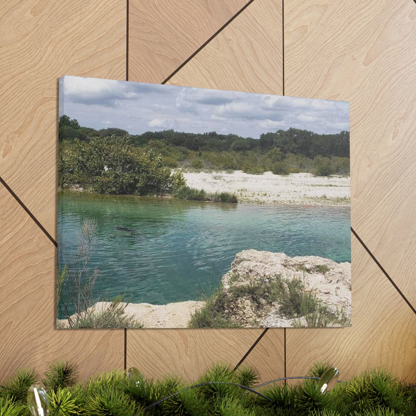 Canvas Gallery Wraps with Sunday By the Lake Signature Print
