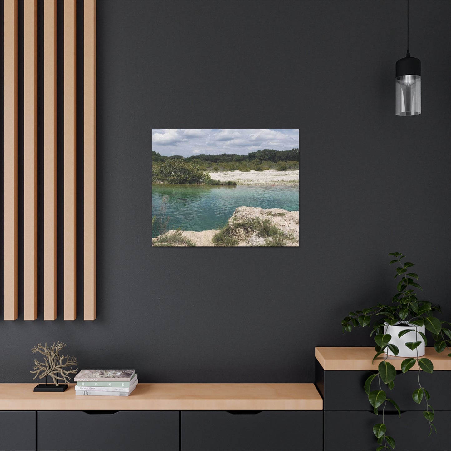 Canvas Gallery Wraps with Sunday By the Lake Signature Print