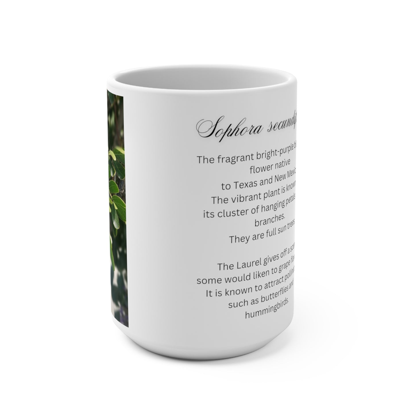 Purple Texas Mountain Laurel | Mug 15oz