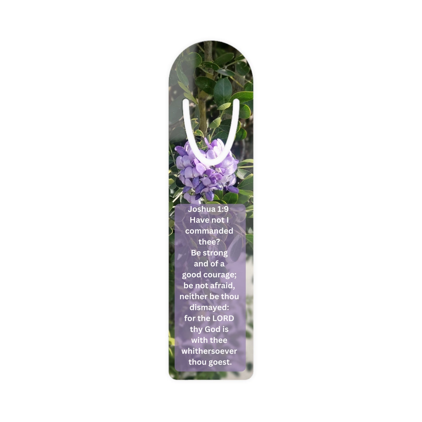 Purple Texas Mountain Laurel | Bookmark