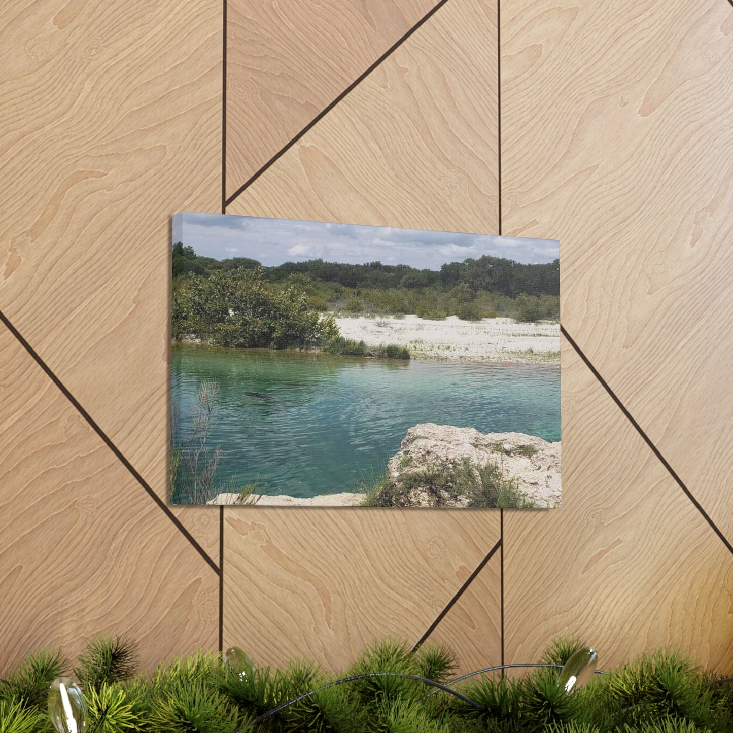 Canvas Gallery Wraps with Sunday By the Lake Signature Print