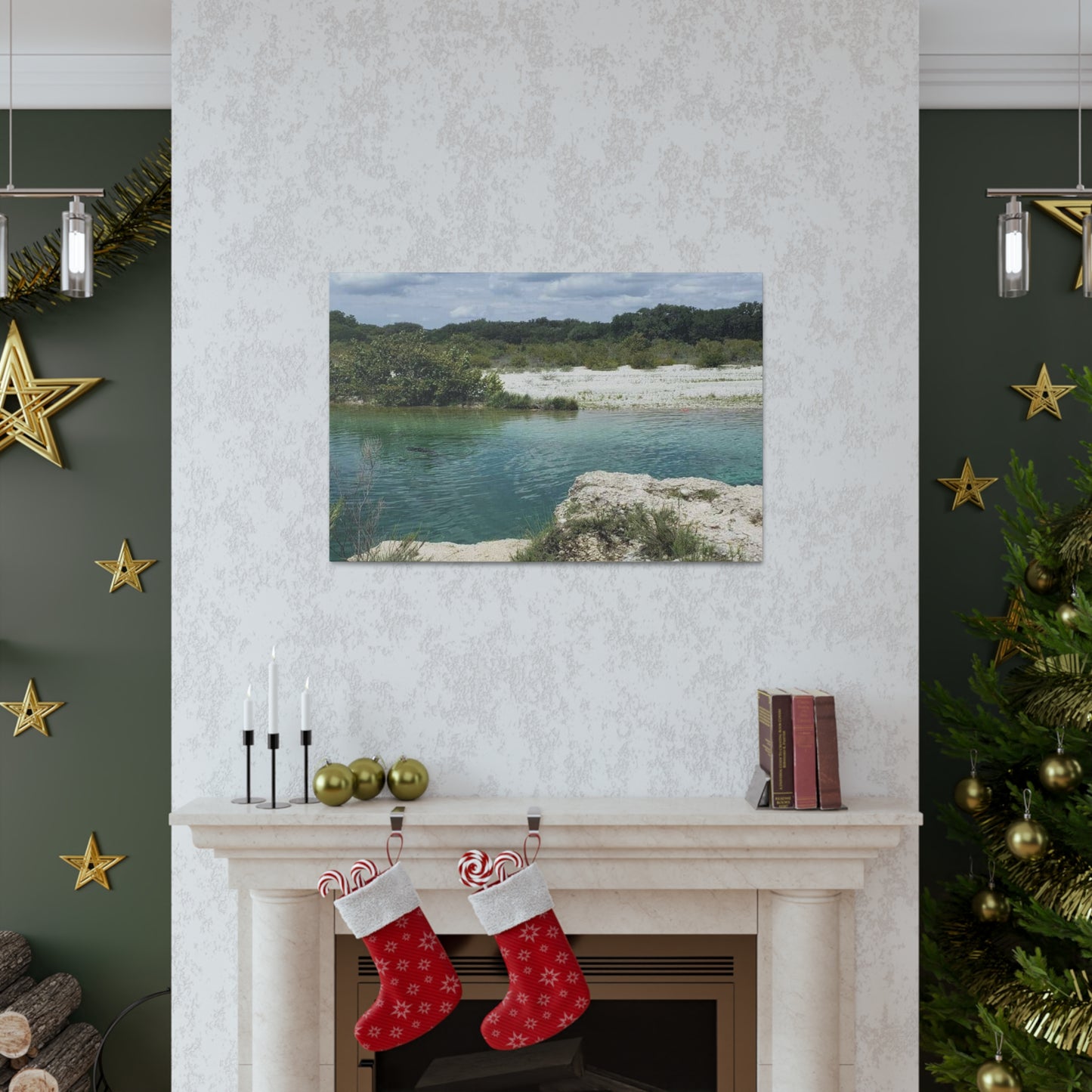 Canvas Gallery Wraps with Sunday By the Lake Signature Print