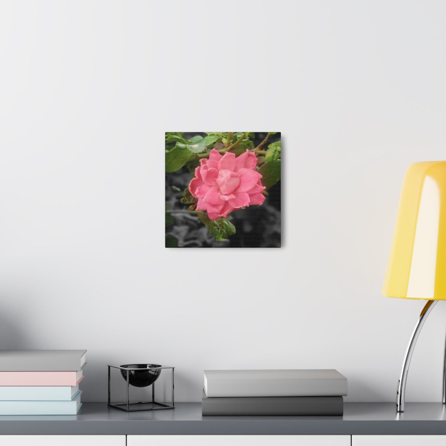 Pink Flower On A Vine | Wall Canvas | Bloom Collection