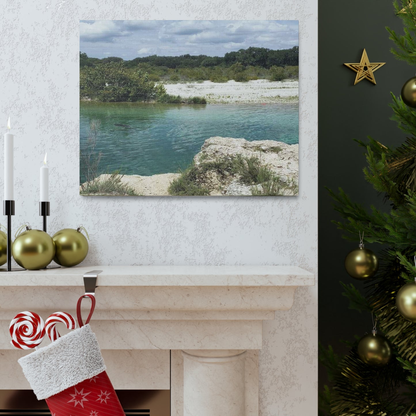Canvas Gallery Wraps with Sunday By the Lake Signature Print