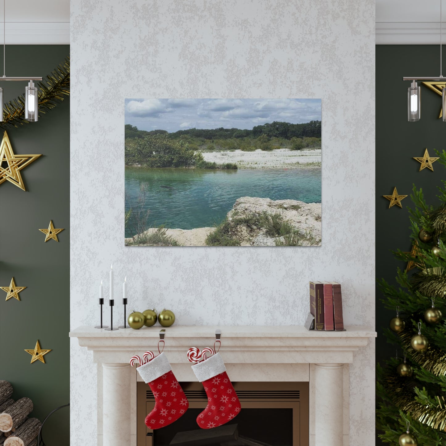 Canvas Gallery Wraps with Sunday By the Lake Signature Print