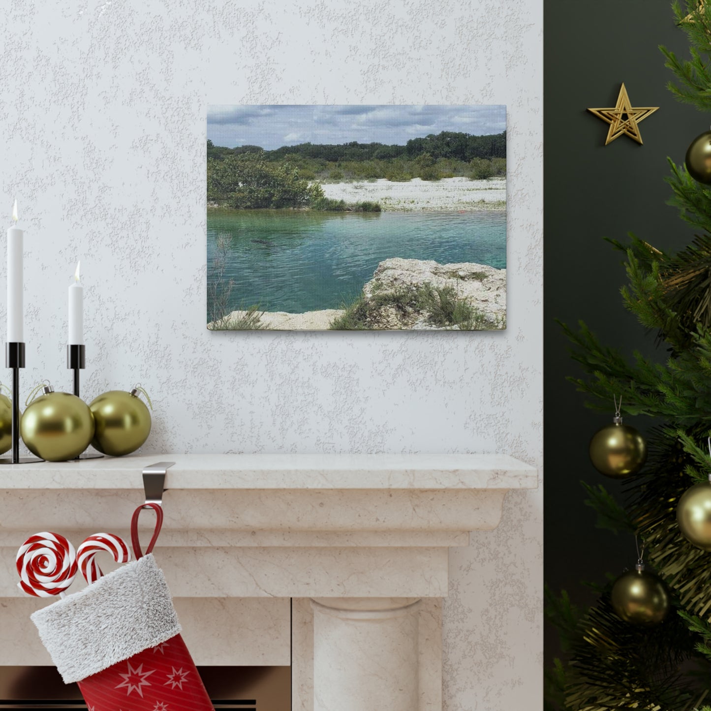 Canvas Gallery Wraps with Sunday By the Lake Signature Print