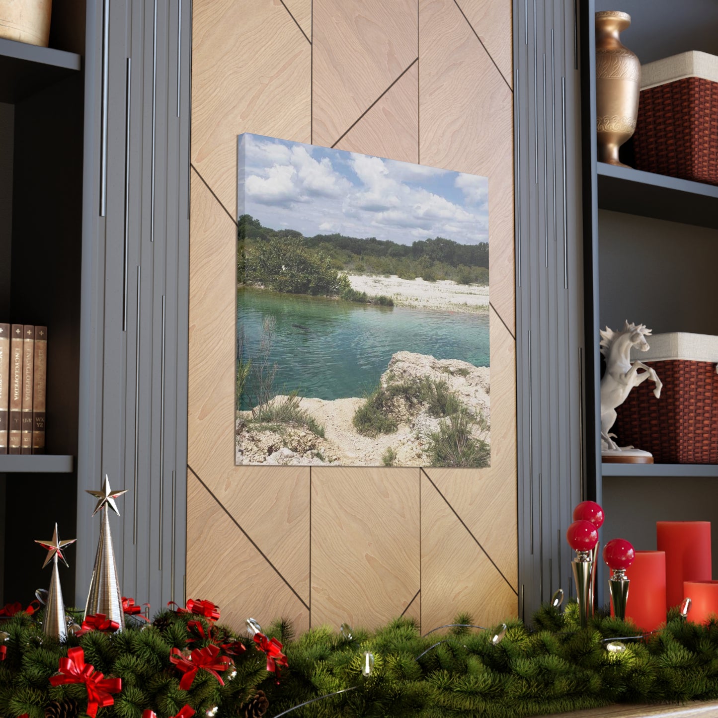 Canvas Gallery Wraps with Sunday By the Lake Signature Print