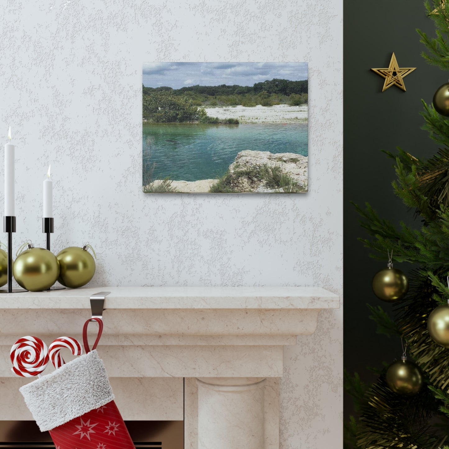 Canvas Gallery Wraps with Sunday By the Lake Signature Print