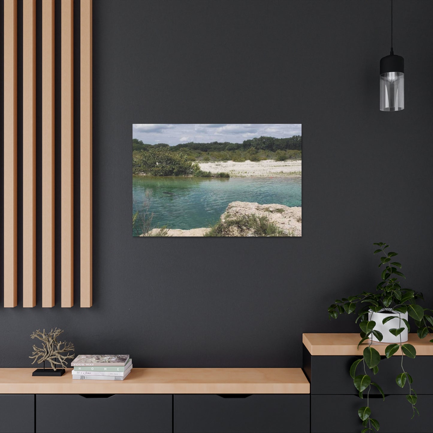 Canvas Gallery Wraps with Sunday By the Lake Signature Print
