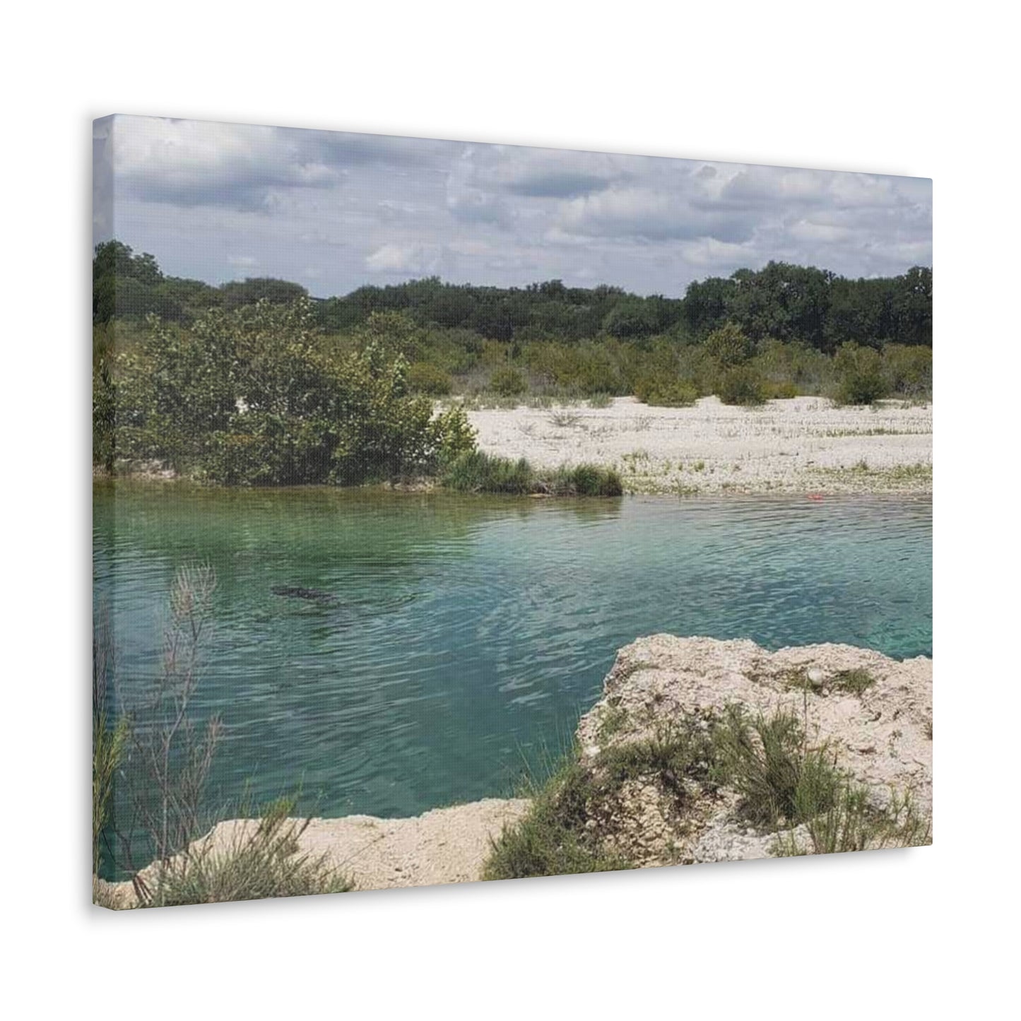 Canvas Gallery Wraps with Sunday By the Lake Signature Print