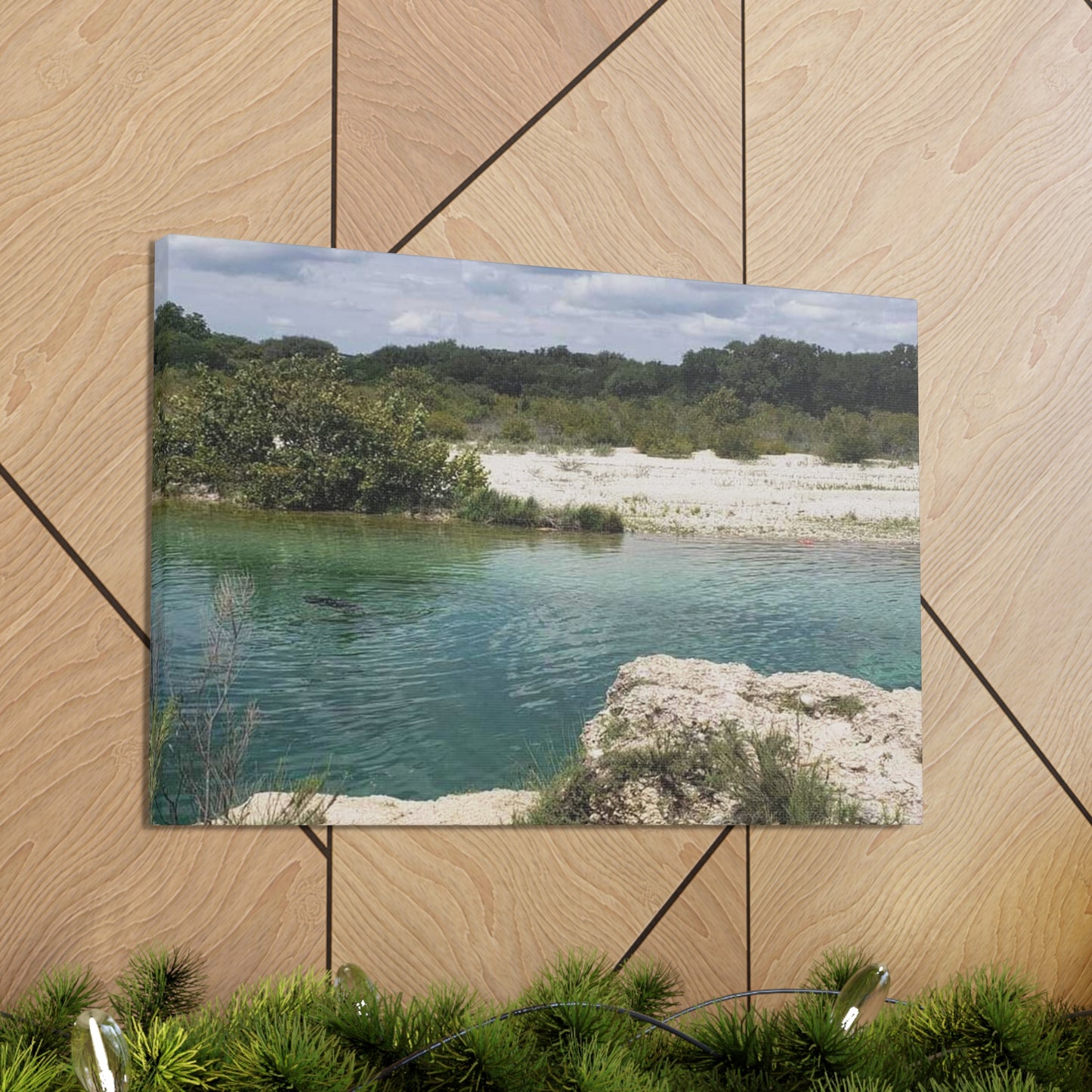 Canvas Gallery Wraps with Sunday By the Lake Signature Print