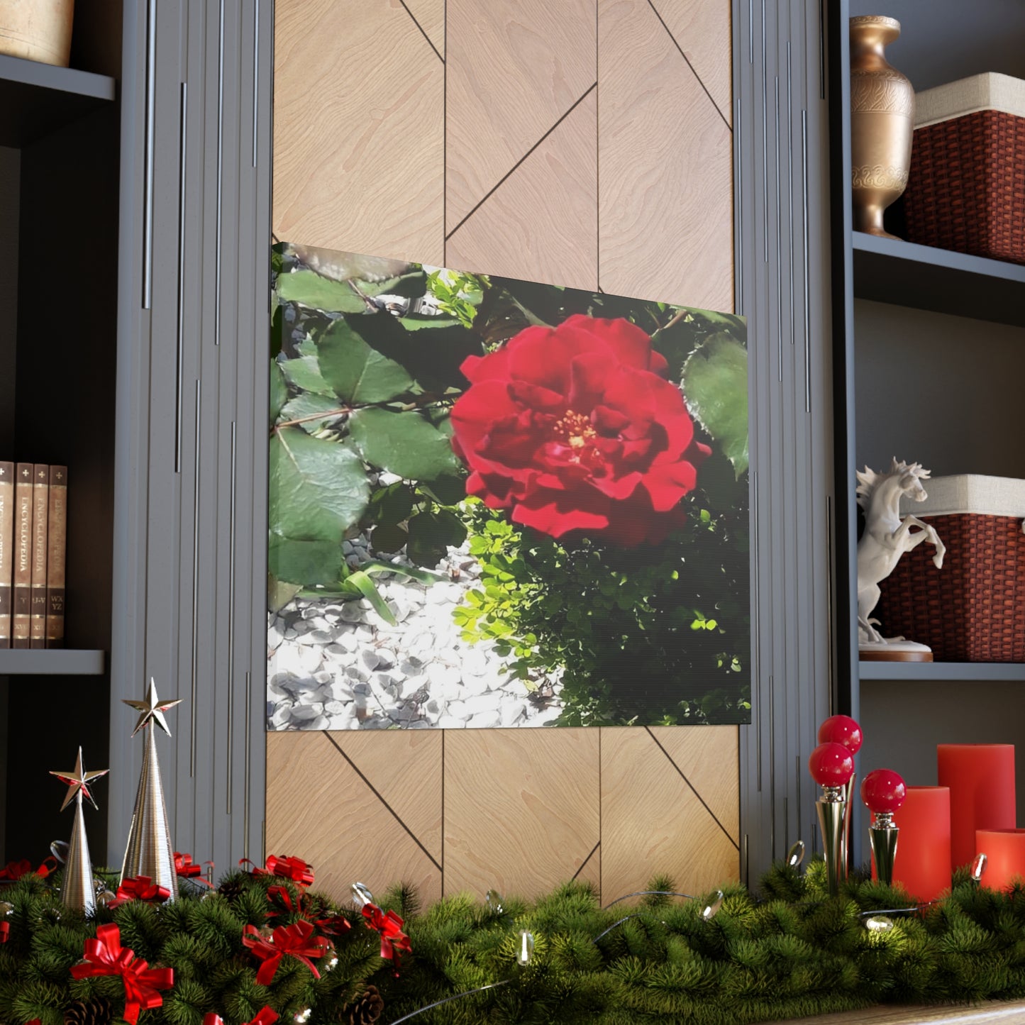 Europeana Red Rose | Wall Art Print | High Bloom Collection | Life By Ortavia