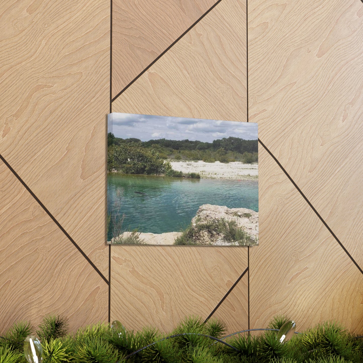 Canvas Gallery Wraps with Sunday By the Lake Signature Print