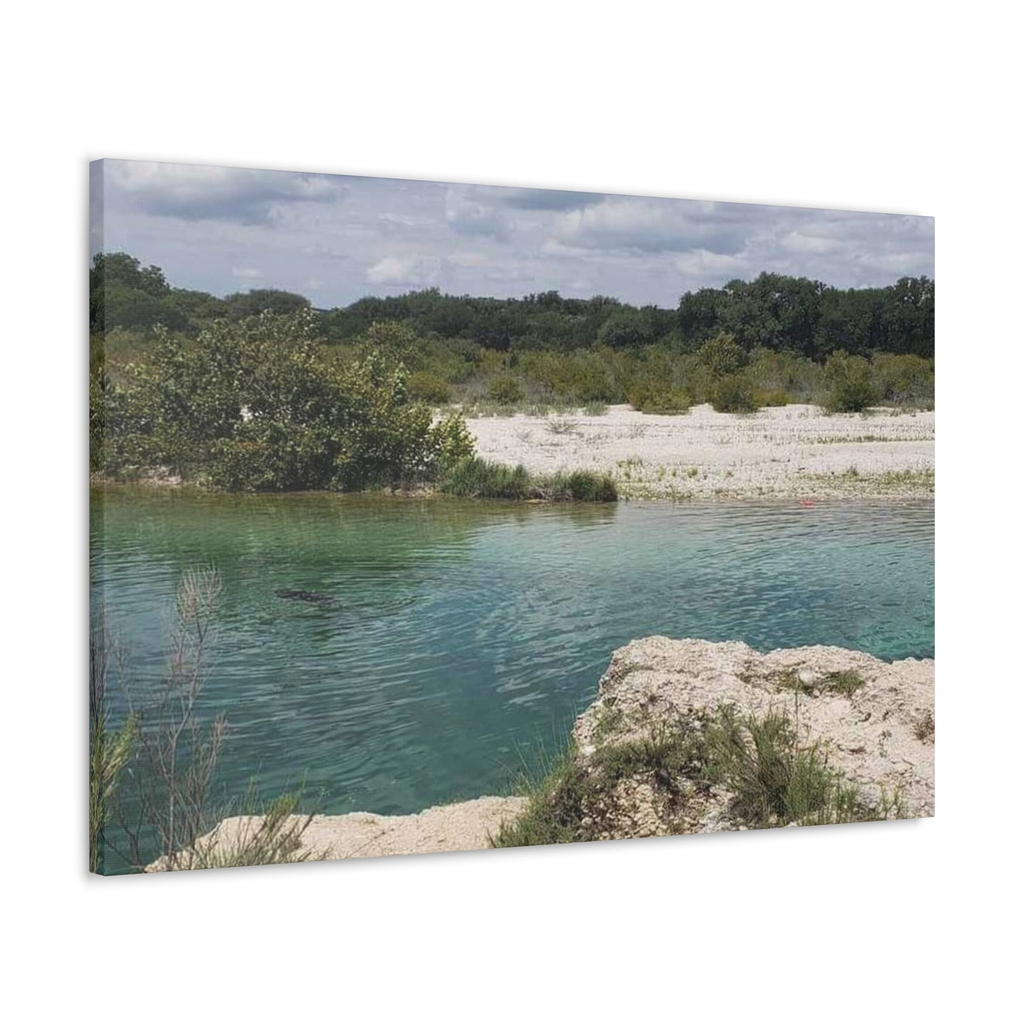 Canvas Gallery Wraps with Sunday By the Lake Signature Print
