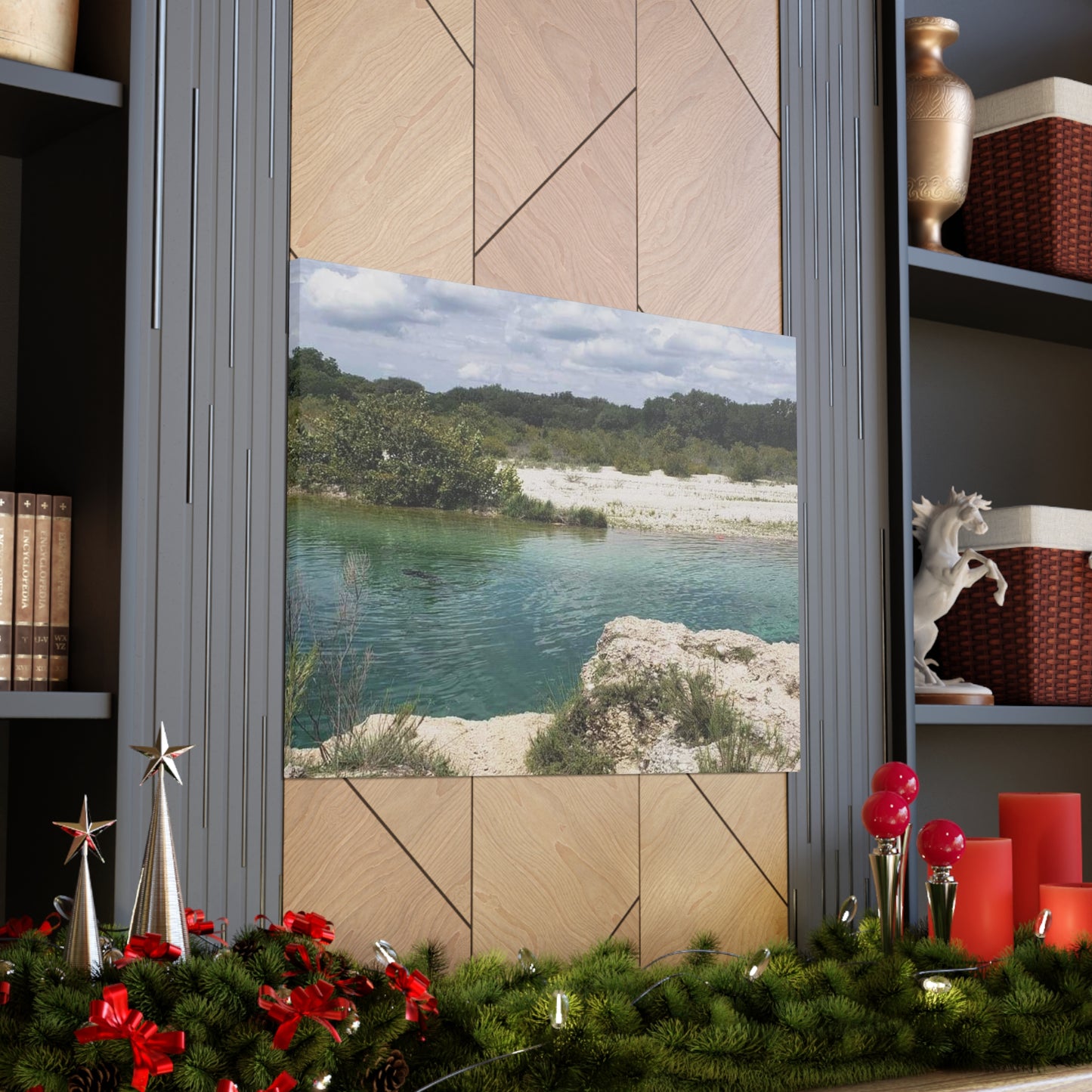 Canvas Gallery Wraps with Sunday By the Lake Signature Print