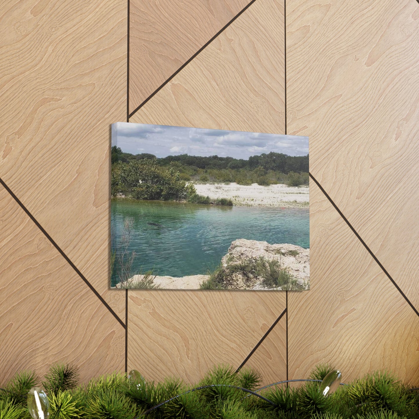 Canvas Gallery Wraps with Sunday By the Lake Signature Print