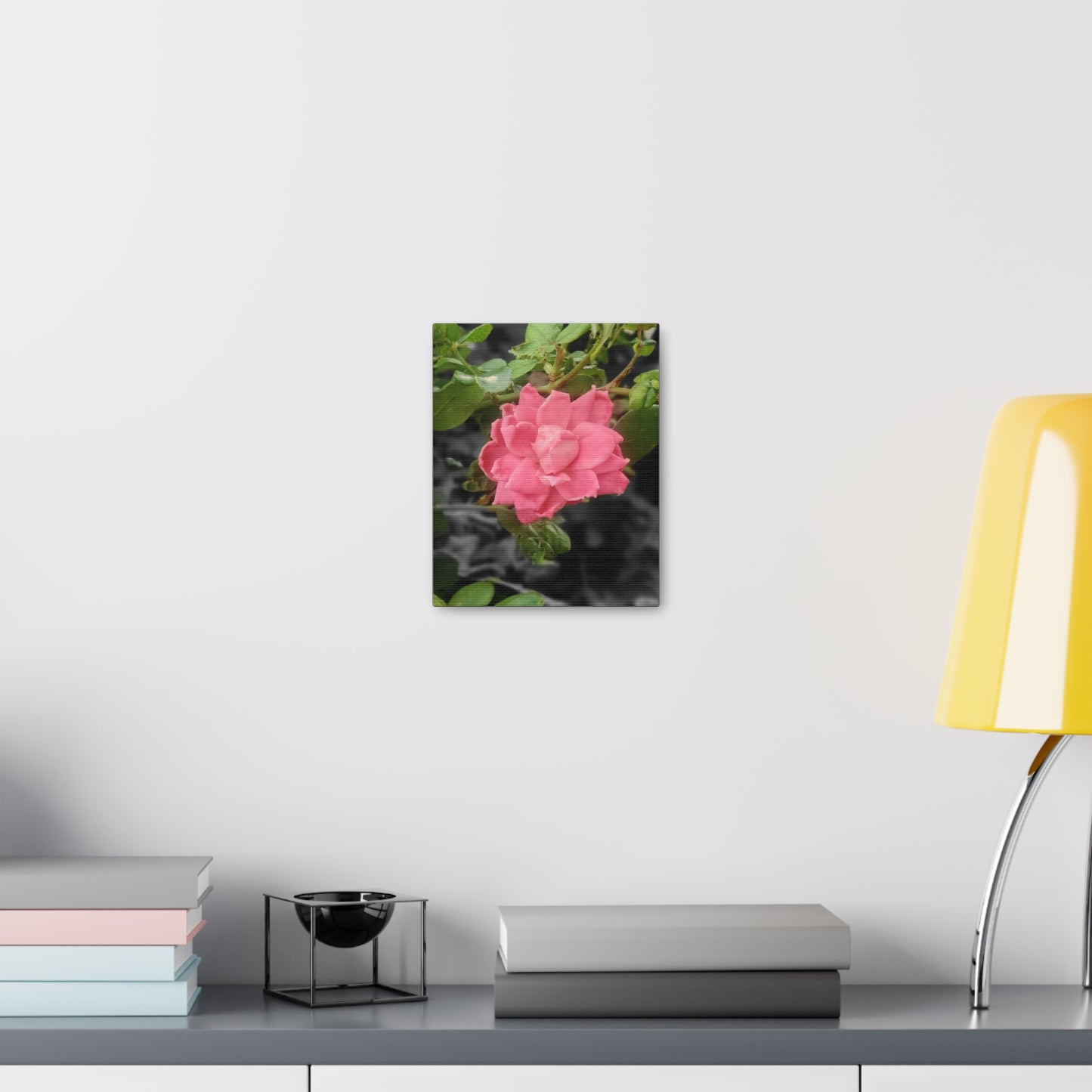 Pink Flower On A Vine | Wall Canvas | Bloom Collection
