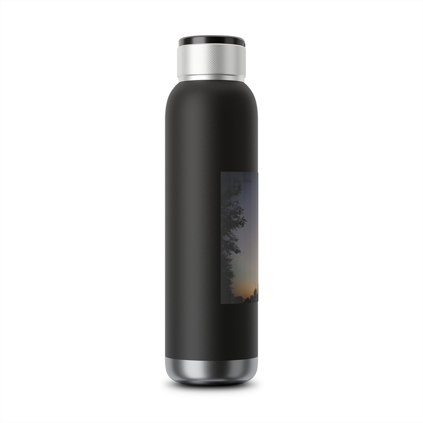 Rainbow Sunset | Soundwave Copper Vacuum Audio Bottle 22oz | Life By Ortavia