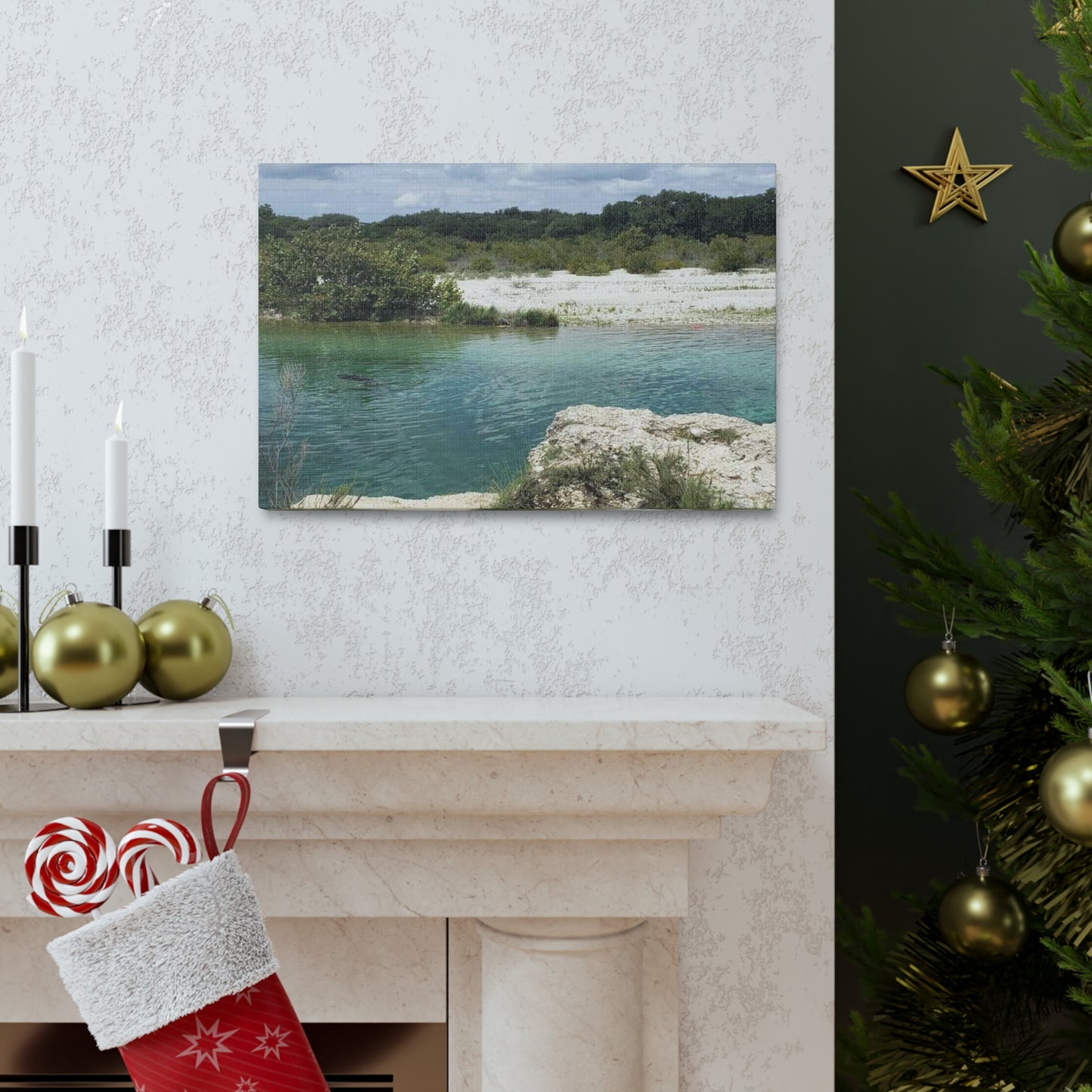 Canvas Gallery Wraps with Sunday By the Lake Signature Print