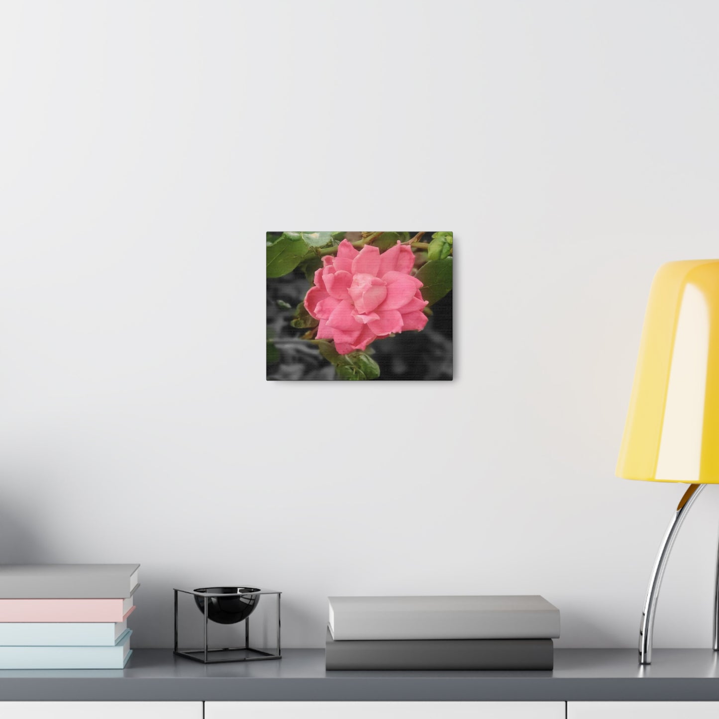 Pink Flower On A Vine | Wall Canvas | Bloom Collection