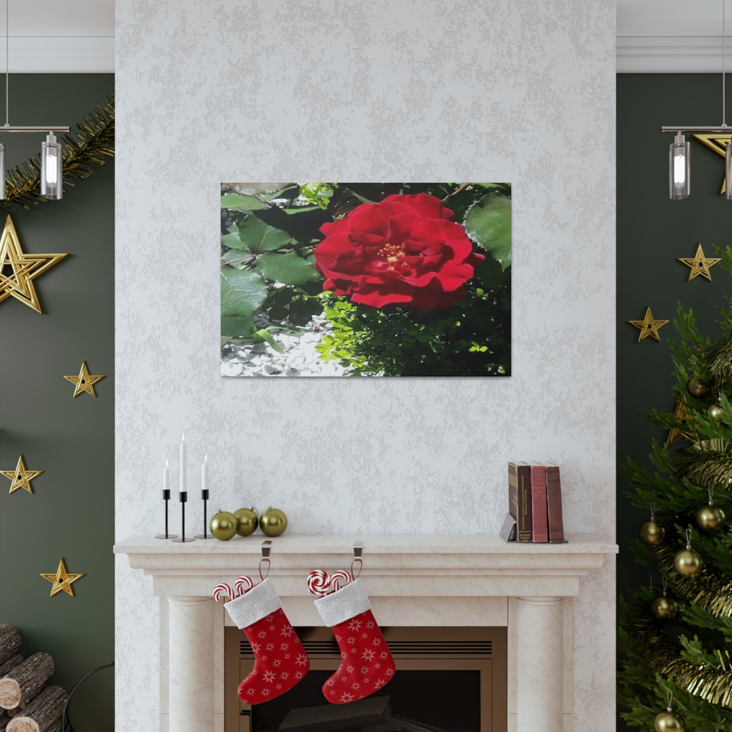 Europeana Red Rose | Wall Art Print | High Bloom Collection | Life By Ortavia