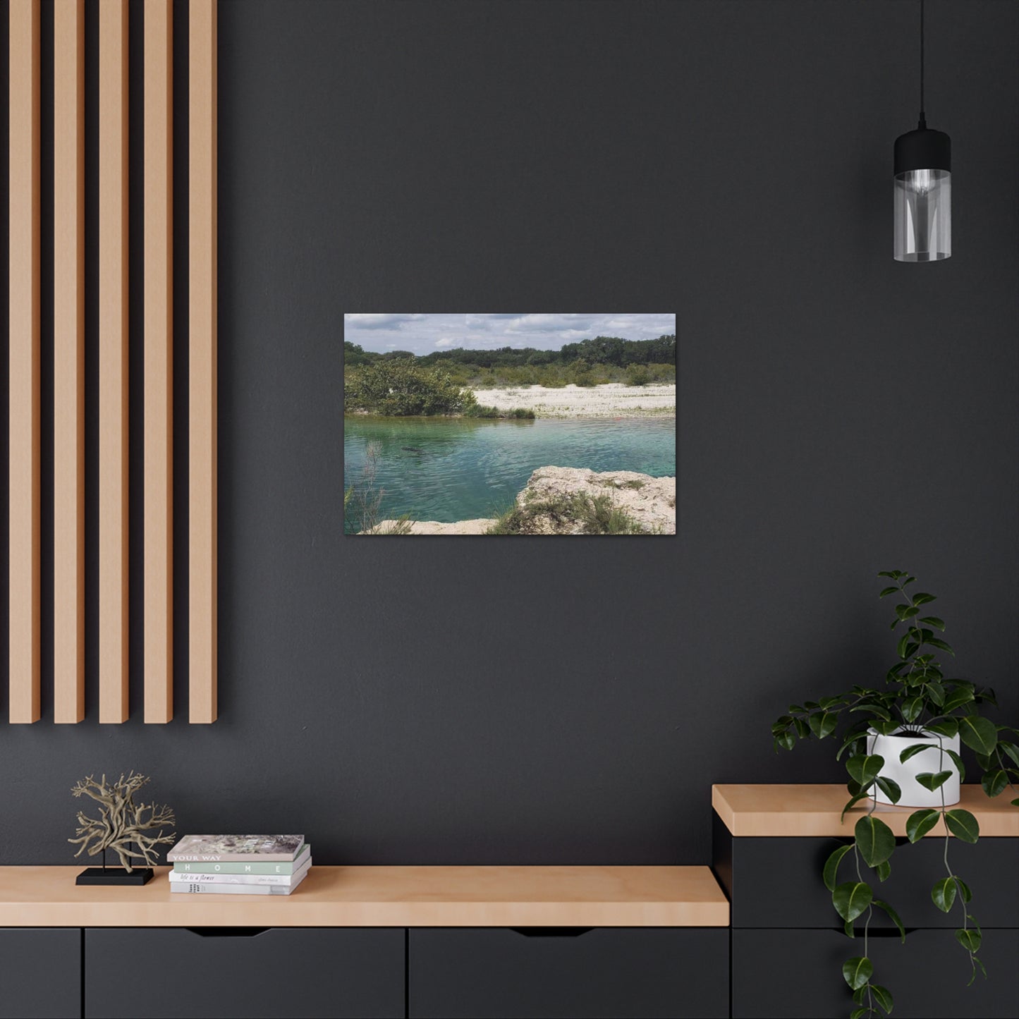 Canvas Gallery Wraps with Sunday By the Lake Signature Print
