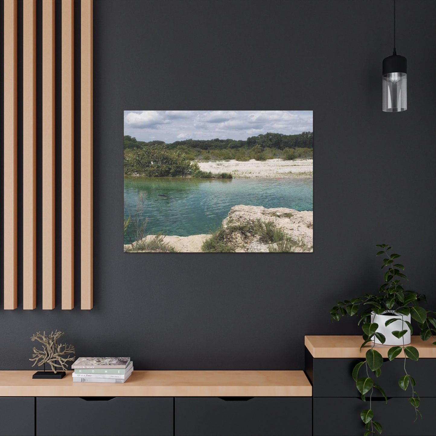 Canvas Gallery Wraps with Sunday By the Lake Signature Print